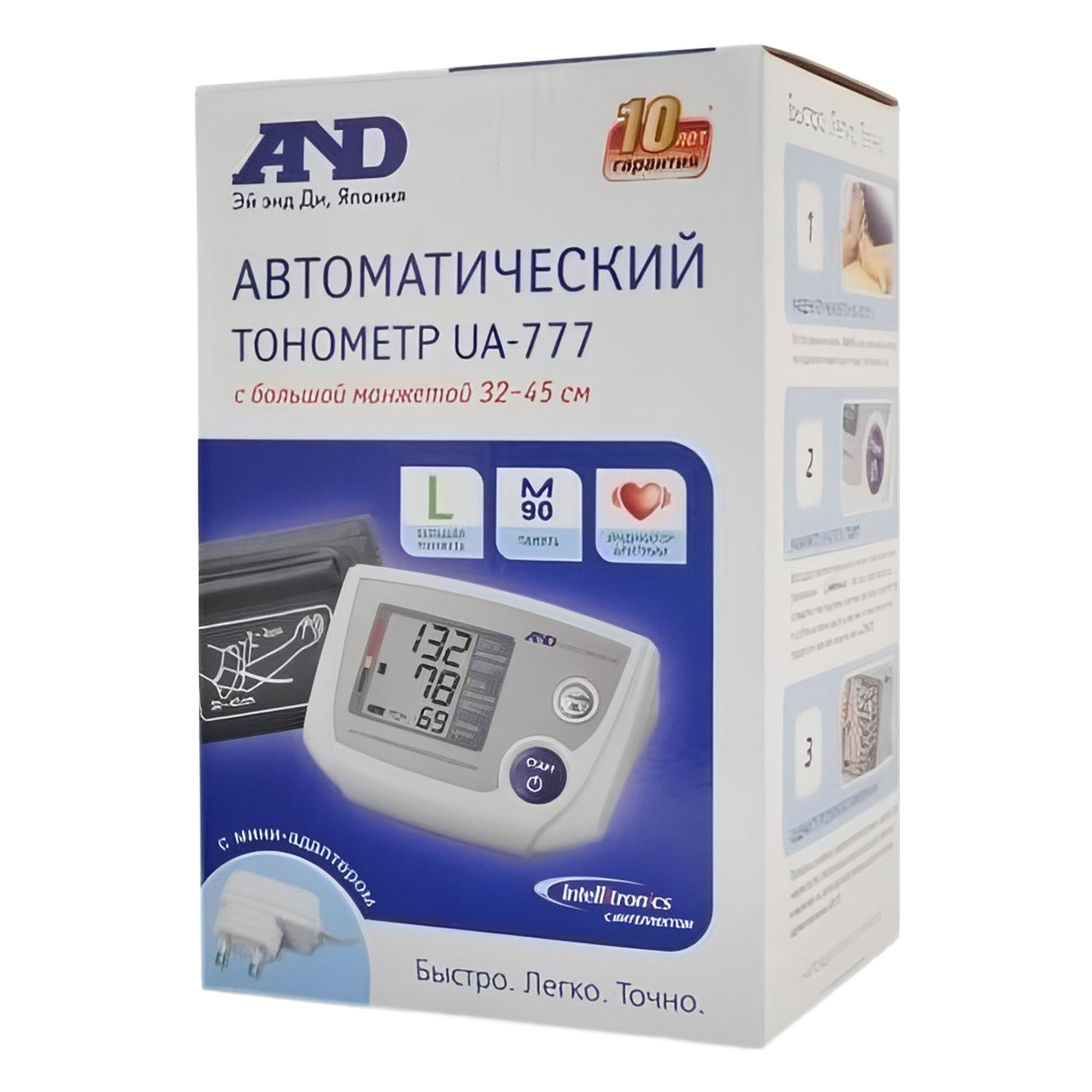 Автоматический тонометр AND UA-777 L (32–45 см)